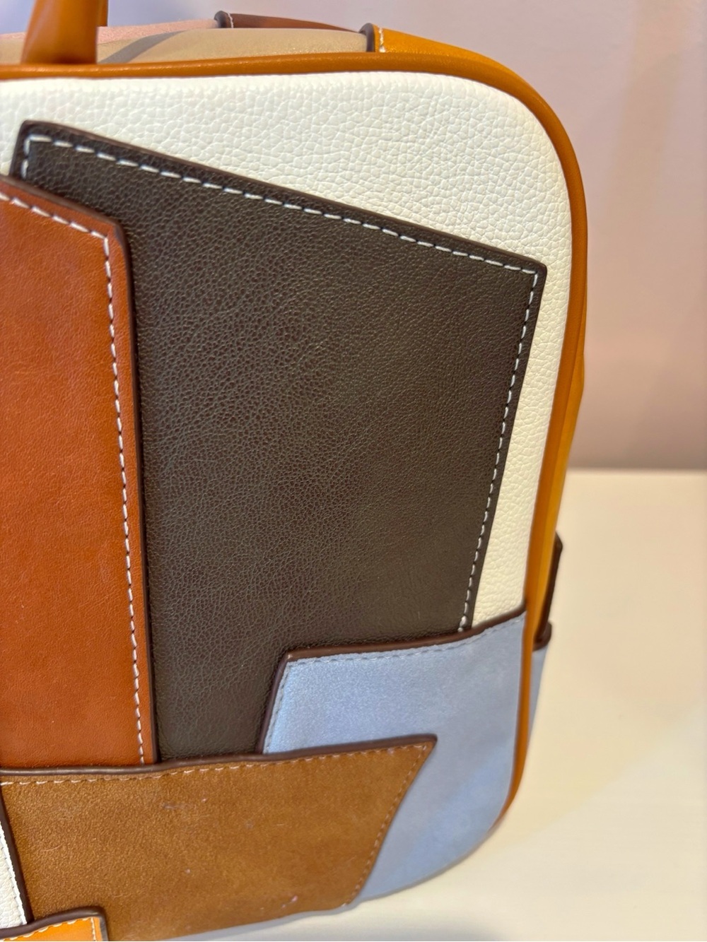 Patchwork Shoulder Bag Multicolor